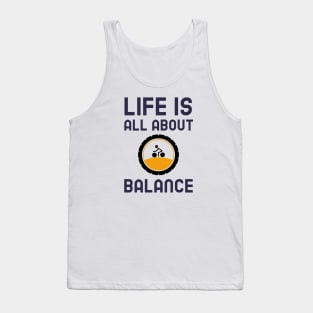 Life Is All About Balance - Cycling Tank Top